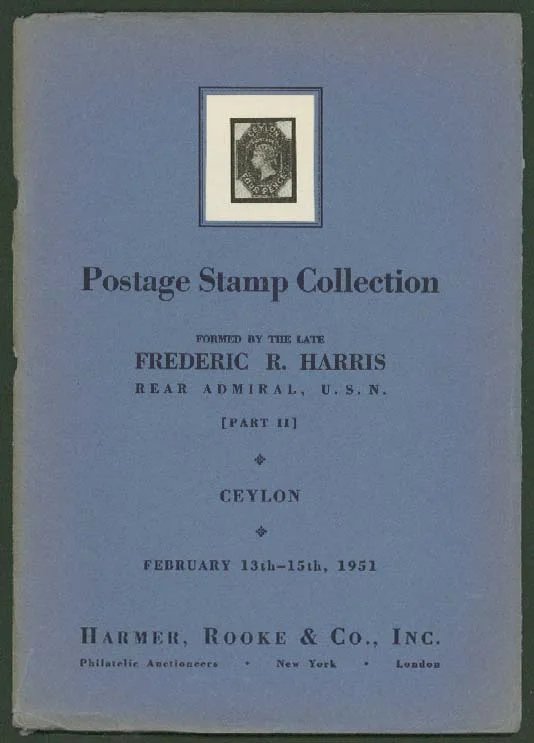 Admiral Harris Collection, Part II catalogue