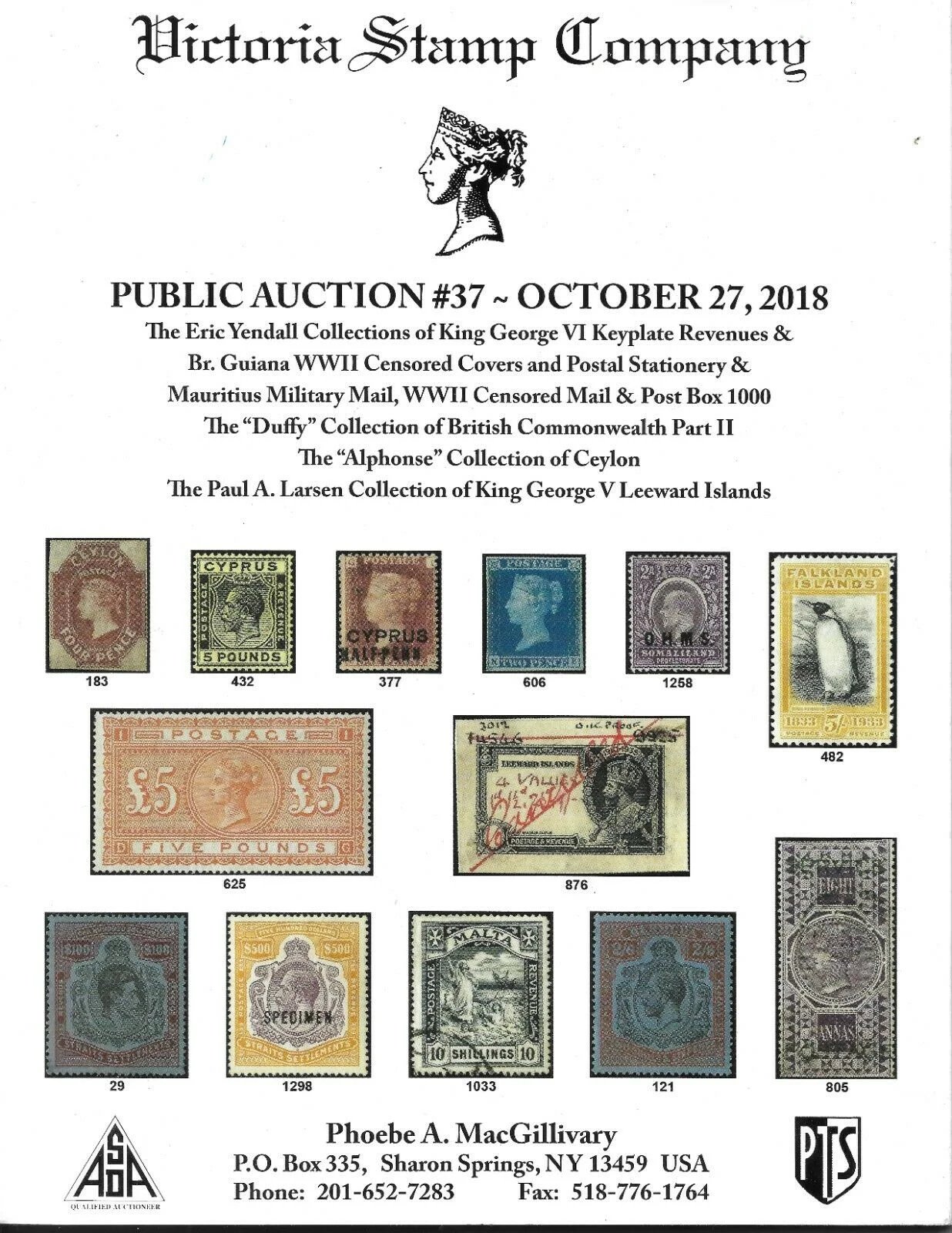 Alphonse Collection catalogue