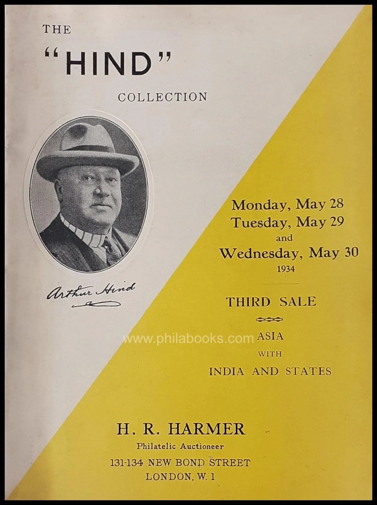 Arthur Hind Collection, Third Sale catalogue