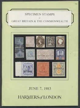 Marcus Samuel Collection (Specimen Stamps) catalogue